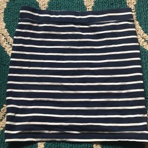 Stripped Mini skirt